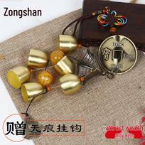 Yunnan Lijiang Feng Shui Copper Wind Chime with Six Bells