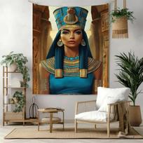 Gobelenas Egipto Karalienė Faraonas Deivė 75x100 juoda