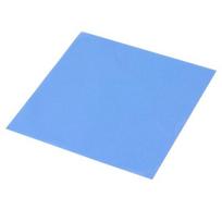 100mm x 100mm x 0.5mm GPU CPU Heatsink Cooling Thermal Conductive Silicone Pad mėlyna