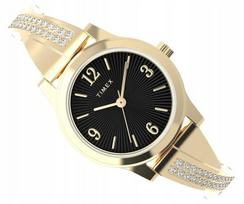 Timex Main Street Tw2y39200 - Elegantiškas auksinis moteriškas laikrodis su apyranke