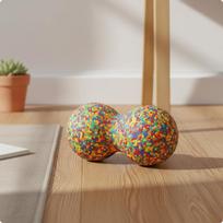 Peanut Massage Ball Textured DoubleLobed Foam Roller Lightweight Handheld for 8x16cm Peanut Ball D