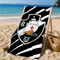 Vasco Football Club Printed Microfiber Beach Towel, Soft And Absorbent, Quick-Dry, Ideal for Summer Travel, Beach Essential, Swimming Pool 70cmx140cm(27x55inch)