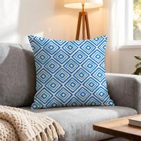 Pattern Mosaic Pattern Cushion Cover 1Pcs Decorative Covers Soft Cushion Case For Sofa Couch Decor 40X40 45X45 Pillowcases Peach skin 18*18(CM)-1Pcs