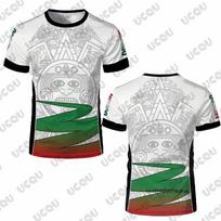2026 New Mexico Flag Print Football Jersey For Men Women T-shirt Summer Short Sleeve Sports Quick-drying Tees Casual Tops XXS