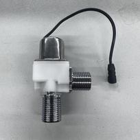G1/2'' Mažos galios elektromagnetinis impulsų solenoidinis vožtuvas Rinkinys Dvigubo nuleidimo vonios kambariui, viešbučiui, virtuvei, vandens dozatoriui, čiaupo sistemoms sidabras