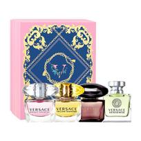 Versace Pink Crystal Kvepalų Rinkinukas EDP Tualetinis Vanduo EDT 13472474 10-Krištalinis Deimantas+Širdies Dūžis+Žvaigždėta Naktis+Auksinis Deimantas 5ml*4 auksas
