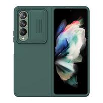„Samsung Galaxy Z Fold 4 5g Case Nillkin Camshield Silky Silicone Slide Slide Camera Background Samsung Galaxy Z Fold 4“ For Samsung Z Fold 4 žalia
