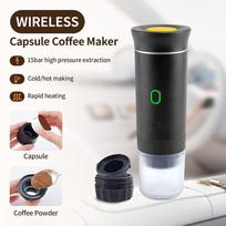 3-in-1 Espresso Machine Cold/hot making Capsule Coffee Machine Multi-function compatibility 15bar high pressure extraction juoda