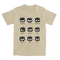 Men Women T-Shirt Badtz Maru Different Moods Humor Pure Cotton Tees Short Sleeve T Shirts O Neck Clothes Plus Size M