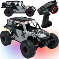 Nuotoliniu būdu valdomas automobilis Overmax X-Jackal, 4x4 pavara, iki 30 km/h, 5 spalvų LED