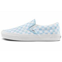 Vans Slip-On Series Casual Checkerboard Low Top Skate Shoes Unisex Sneakers Blue White VN0A7VCFYRQ 37