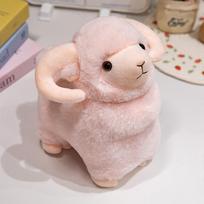 Simulated sheep doll plush toy lamb goat doll children soothing rag doll birthday gift 25cm（0.16kg）