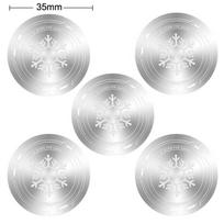 5 vnt. Metalinė plokštelės žiedas 35/40/60/90 cm Magsafe magnetiniam automobilio telefono/planšetinio kompiuterio laikikliui Radiatoriaus geležies lakšto lipdukas as the picture