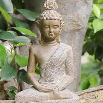 Resin Chinese Style Buddha Statue Garden Decoration Desktop Buddha Sculpture for Home Office Zen Indoor Outdoor Decoration China Mainland