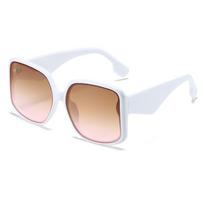 PC Sunglasses Goggles Gradient Lenses Block Glare Big Frames Shades UV400 Clear View UV Protection Sun Glasses Women Fashion