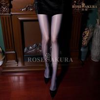 Ultra Thin See-Thruogh Seamless Crotch Oily Shine Shimmery Sheer Pantyhose Silky Closed/Open  Stocking.7374 Aurora Series Closed Crotch