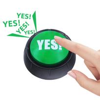 Pet communication YES NO sound button Squeezing prank toy electronic sound button L