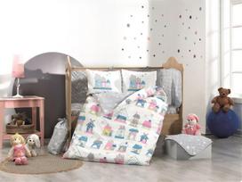 „Poplin Baby Quilt Cover“ rinkinys Felix - Pink