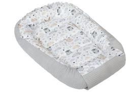 Kūdikių lizdelis Medi Partners Baby Nest Pod 100x60x15 cm 100% medvilnė, vaflinis, dvipusis