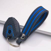Key Cover for CFMOTO 450MT Mt450 250SR 300SR 400SR 450SR 650SR 700CLX with Keychain Honeycomb Texture Racing Stripe Moto Smart Key Shell Protector juoda