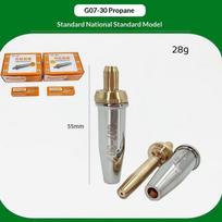 G07-30 100 300 Cutting Torch Propane Cutting Nozzle Split Stainless Steel Liquefied Gas Cutting Torch Cutting Tips 1# 2# 3# 4# A2