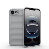 For iPhone 16E 17 E Case Silicone TPU Shockproof Protector Rubber For iPhone 17E Cover Anti-drop Case For iPhone 16 E SE 4 2025 iPhone17e šviesiai pilka spalva