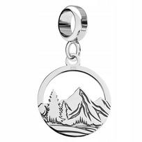 Charms Srebrny Z Górami Tatrami Tatry Polskie Góry Polska Natura Srebro 925