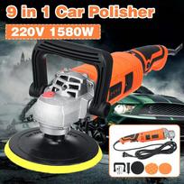 1580W 7Gear Speed Electric Floor Polisher Car Polisher Variable Speed Car Paint Care Tool Polishing Machine Sander 9 in 1
