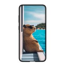 Phone Case for iPhone 17 16 15 Plus X XR Huawei P30 P20 Lite Redmi Note 14 12 11 13 Pro Max 9C OPPO A60 A80 A40 A18 A38 A16 A54 Cartoon Capybara Cover for Samsung Galaxy A55 5G rausvai ruda