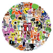 110 Incredibox Sprunki Graffiti Decals Decorative Skateboard Notebook Do-It-Yourself Decals Premium Durable Quality