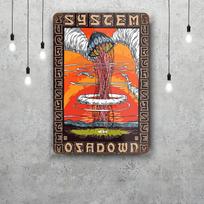 System of a Down Grupės Juokingas Baras Metalo Ženklas Retro Plaketė Ženklas Alkoholio Gėrėjas Pub Klubas Vyro Urvas Virtuvės Sienos Dekoracija 20x30cm（7.8x11.8inch） gray