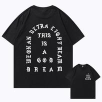 Kanye West marškinėliai Vintage dideli spausdinti marškinėliai Vyrai Moterys Hip Hop unisex Viršutinė dalis Tee Streetwear Marškinėliai vyrams S
