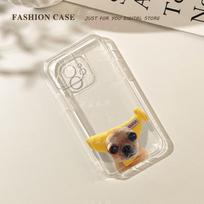 Creative Simple Chihuahua Puppy Cute Phone Case For iPhone 11 13 12 14 15 16 Pro Max XS MAX XR MINI 7 8 Plus Silicone Soft Cover iPhone 15 Pro