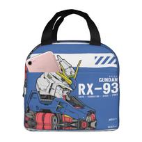 Custom Gundams Insulated Lunch Bag for Women Men Leakproof Anime Thermal Cooler Lunch Box Office Work School One Size
