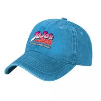 JoJos Strange Adventure Diamond Is Unbreakable Washed Cotton Baseball Cap Canvas Adjustable Hat Fashion StateUnisext