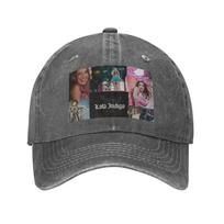 Spanish Lola Indigo Denim Cap Casual Baseball Caps Adjustable Hat Summer Unisex Baseball Hats One Size