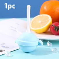 Silicone Lollipop Molds Silicone Lollipop Ice Cream Maker Diy Popsicle Maker Mold Sphere Ice Pop Mold Reusable Popsicle Molds dangaus mėlyna spalva