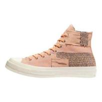 Converse Chuck 70 Plus Patchwork Unisex Lace-Up High Canvas Shoes Brown Orange 170058C 37.5
