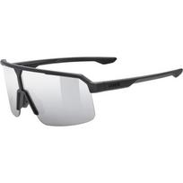 Akiniai Uvex ramp black matt / mirror silver