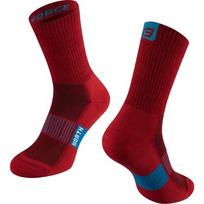Kojinės FORCE NORTH Thermo // ilgos, dydis: L-XL (42-47) (raudona/mėlyna)