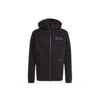 Adidas Sports Hooded Jacket Men Outerwear Black H31037 M