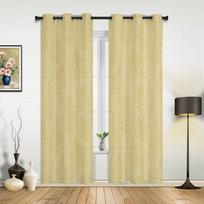 Augalo Lapų Tekstūros Prabangios Langų Užuolaidos Svetainei Miegamajam Namų Dekoras Virtuvei Langų Užuolaidoms 135W x 60H(cm) x1 beige