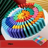 1 Set Dominoes Set  Table Games Dominoes Blister Pack  Adult Dominoes Table Games Building Blocks 120 Pieces 16*13.5*3.5cm