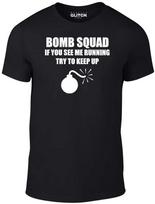 Bomb Squad Men's T-Shirt - Funny Running Joke humour gift slogan M