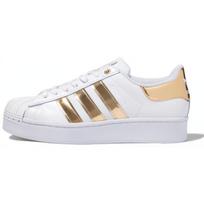 Adidas moteriški kedai Superstar Bold 'White Gold Metallic' moterims FV3340 39⅓ white