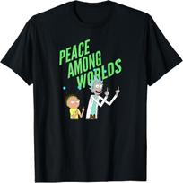 Rick and Morty Peace Among Worlds - Portal T-Shirt S įvairiaspalvis