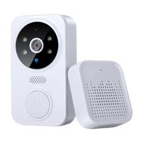 WiFi Smart Video Doorbell Camera 2-Way Audio Smart Visual Doorbell Night Vision Intelligent Doorbell Indoor Outdoor Surveillance balta