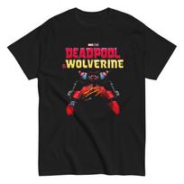 26 Deadpool & Wolverine T Shirt Mens Marvel Comics X-Men Movie New Tee Black Unisex T-Shirt XXL