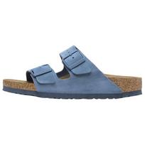 Birkenstock Arizona Soft Footbed Suede Buckle Slide Sandals Unisex sandals Blue 1027692 36