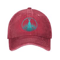 Unisex Baseball Hats Bioshock Rapture Teal Faded  Denim Fabric Streetwear Baseball Caps Hip Hop Cap Casquette One Size